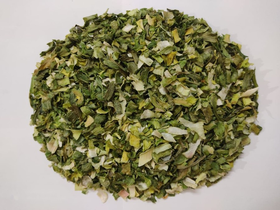 Dehydrated Leek White-green slices